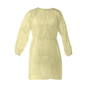 Disposable Yellow Isolation Gown Size Universal ($2.50)(Yellow) #13
