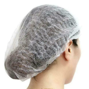 Non-woven Cap Hat Disposable Head Hair Cover Cap, 1PC Anti Dust Spa Stretch Hat, Medical Workwear ($0.25/pc)(blue) #18