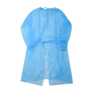 Blue Isolation Gowns, Disposable Contact Precautions Gowns for Health-Care Workers & Patients, Elastic Cuffs, Back Ties, Latex Free, One Size (Blue) ($2.50) #14